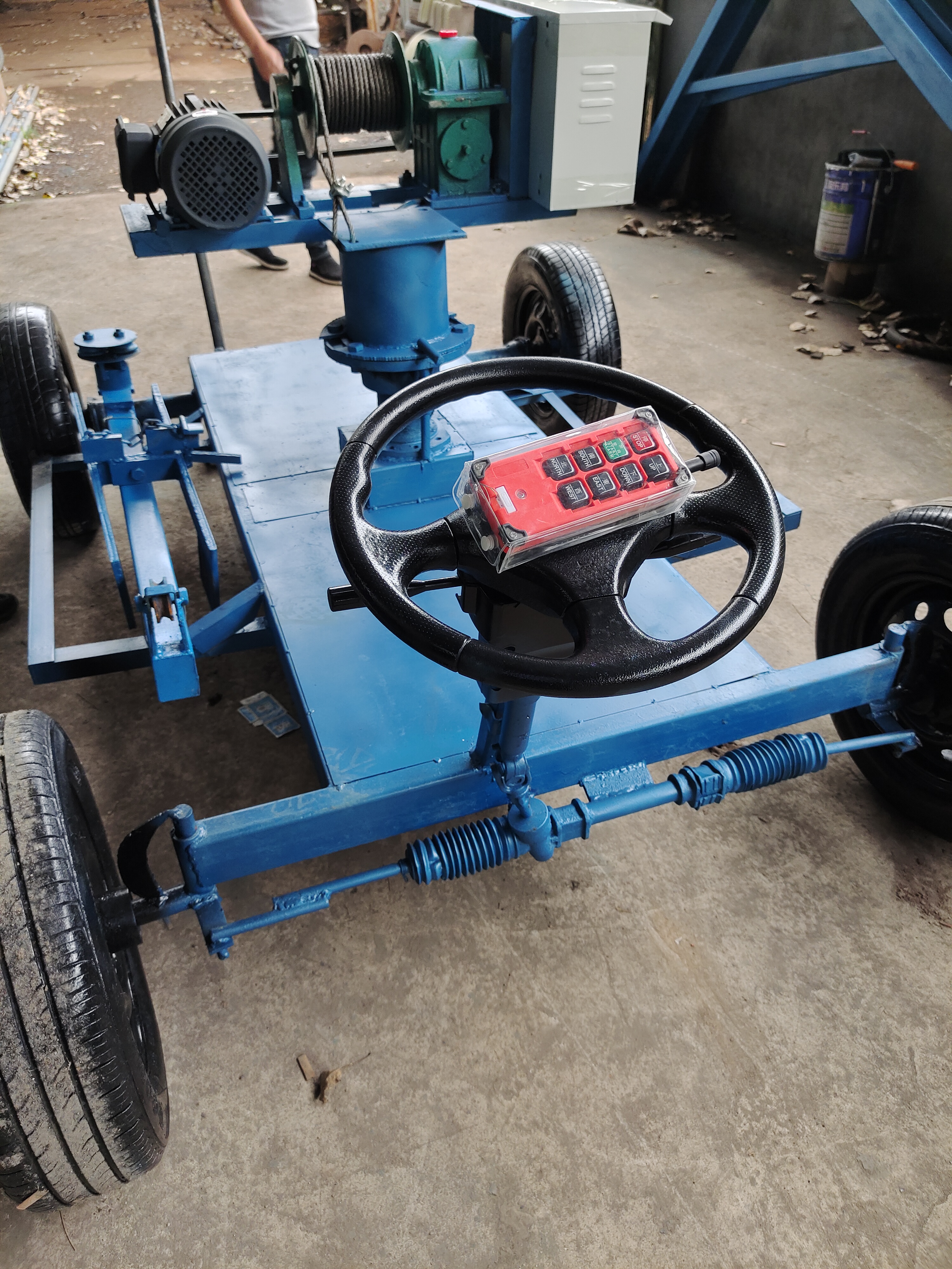 德永空心砖装车机