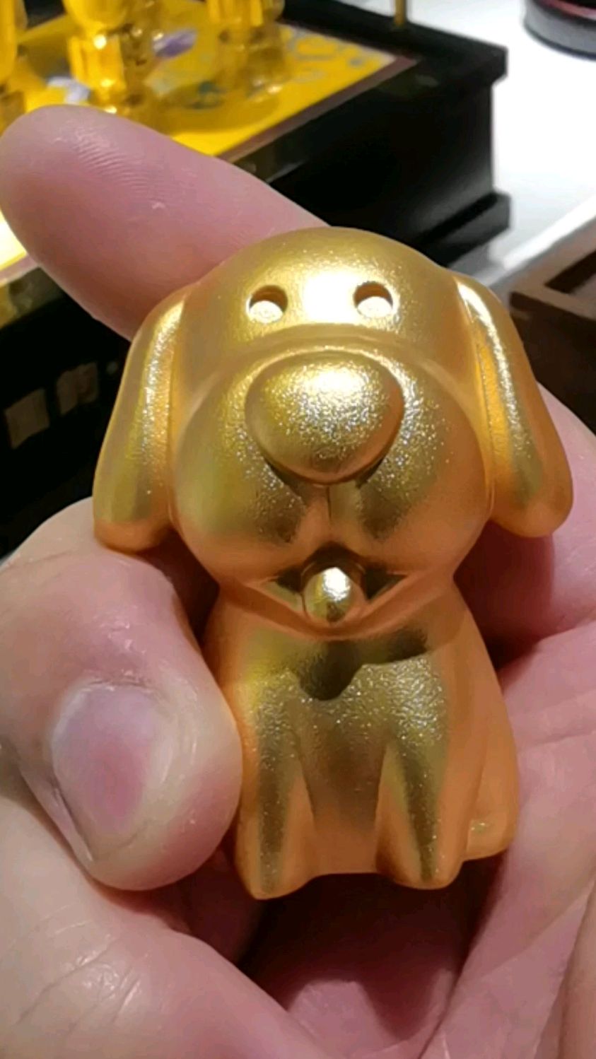 十二生肖金狗狗,体重500克 -度小视