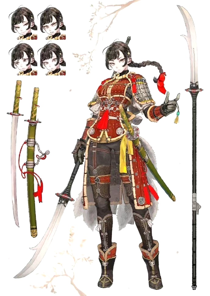 画师navigavi人物设定作品欣赏