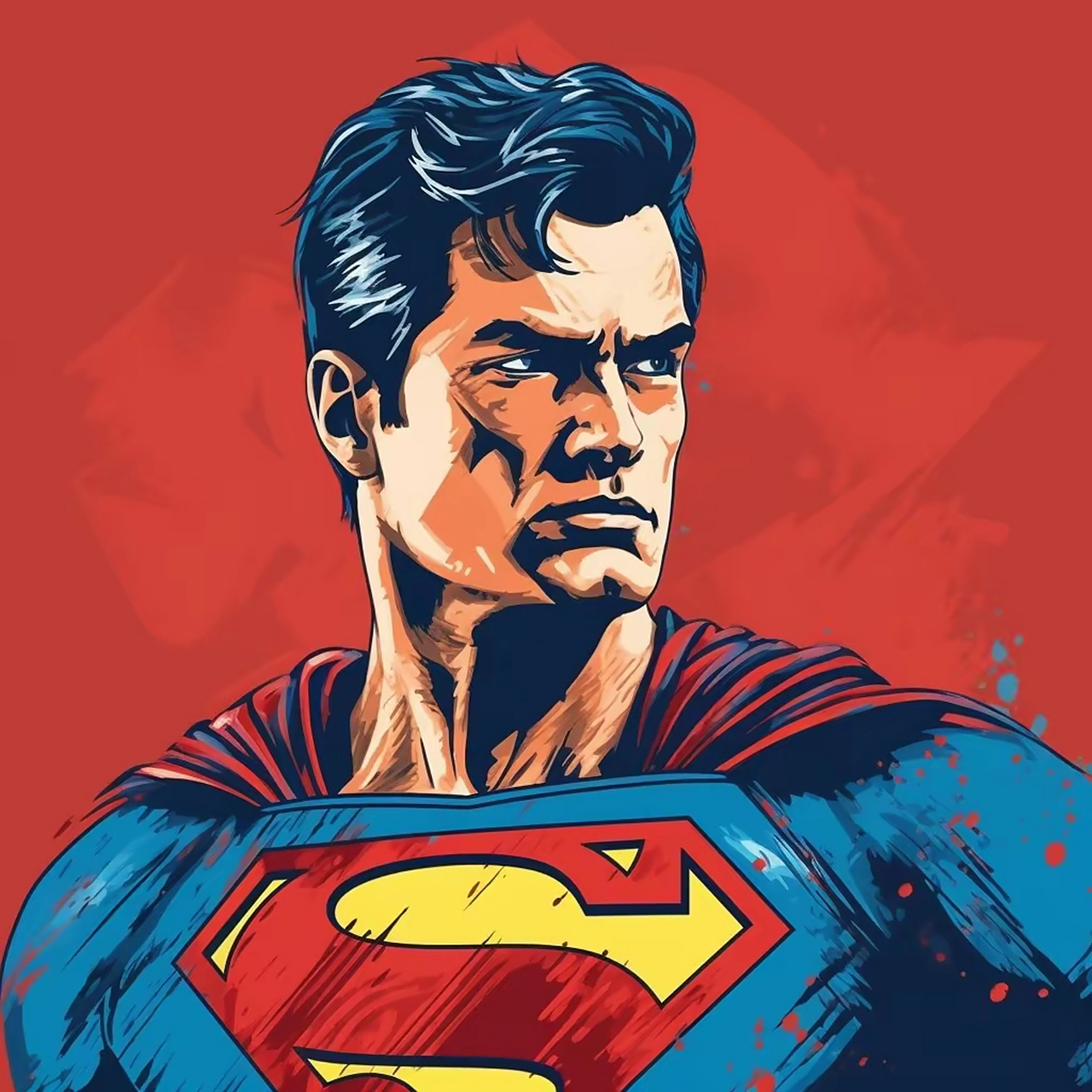 粉丝点名要的超人头像,真男人就要猛![得意] #头像壁纸