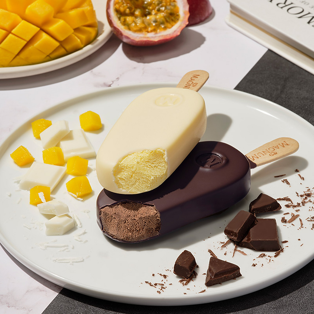 【拍4件包邮】和路雪梦龙热情果香草单盒可选雪糕冰淇淋自选专区