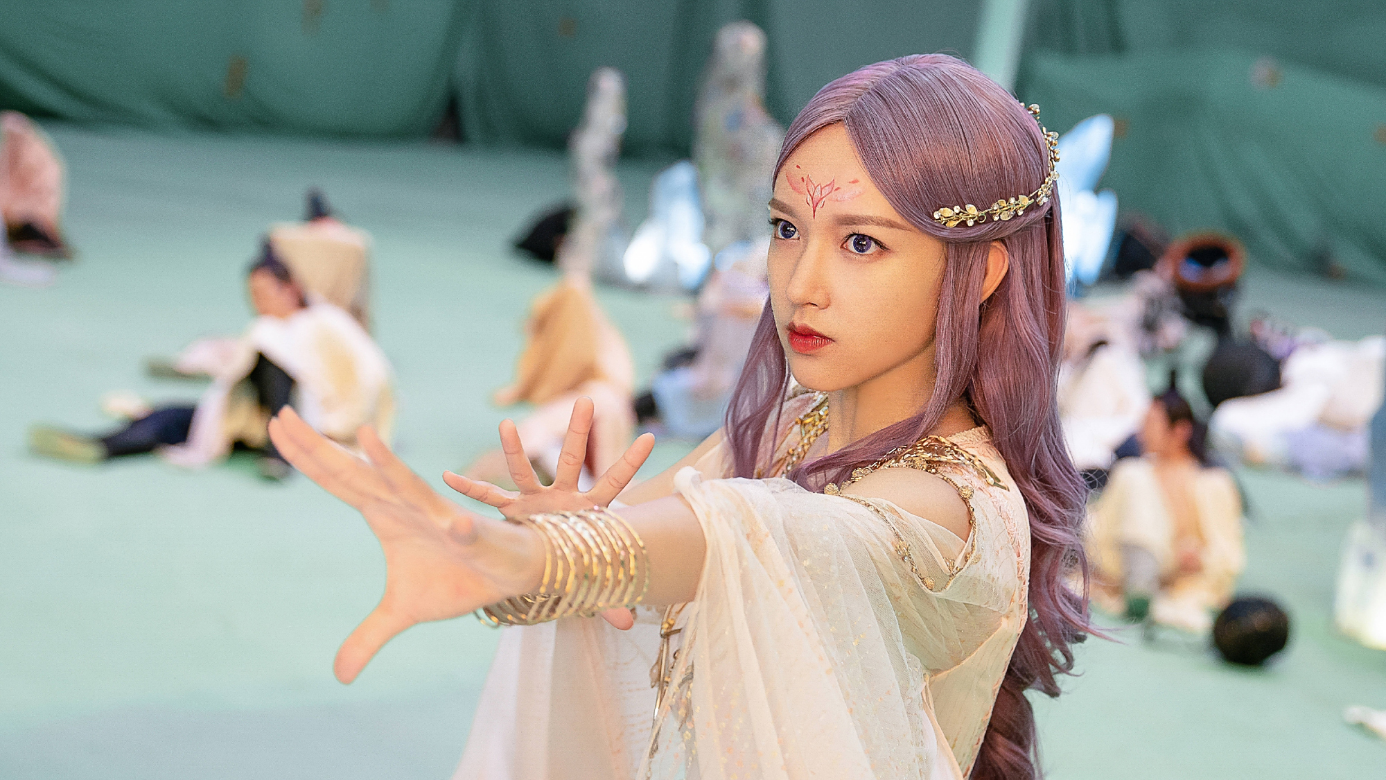 演员程潇,电视剧《灵域》粉颊乌发,婉约灵动,请看剧照