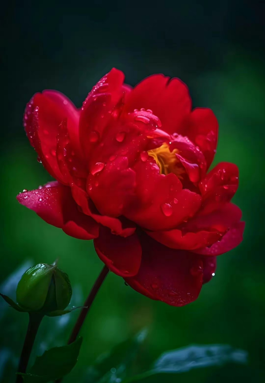 红牡丹,漂亮吧!