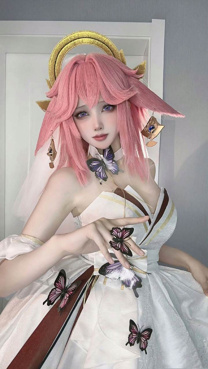 八重神子花嫁#cos# #原神