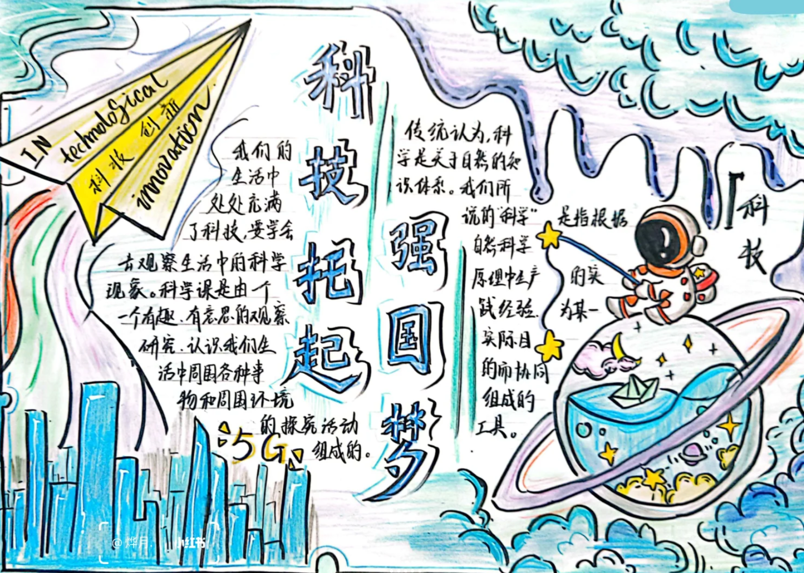 科技小报是一种有趣且富有启发性的手抄报形式,旨在
