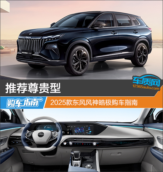 推荐尊贵型 2025款东风风神皓极购车指南