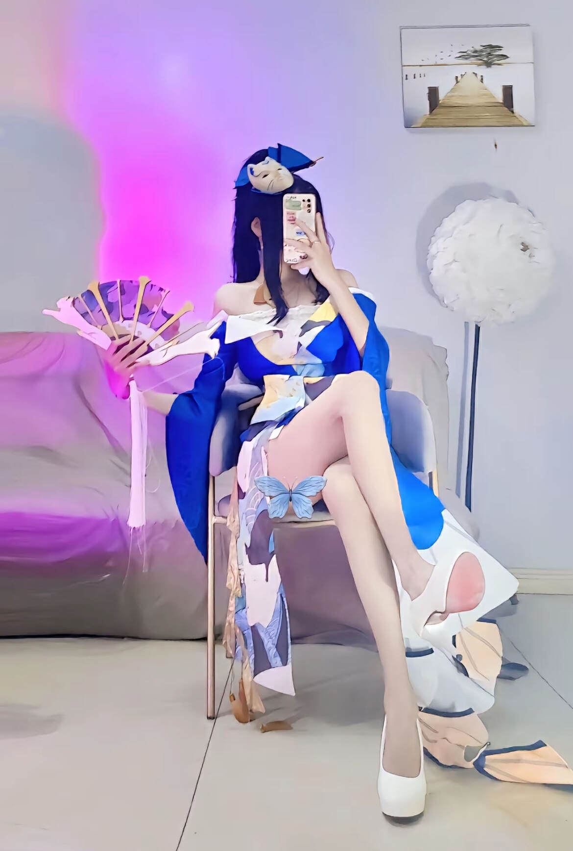 王者cos大比拼!火舞身穿旗袍,公孙离玉足美哭,貂蝉身材太好了