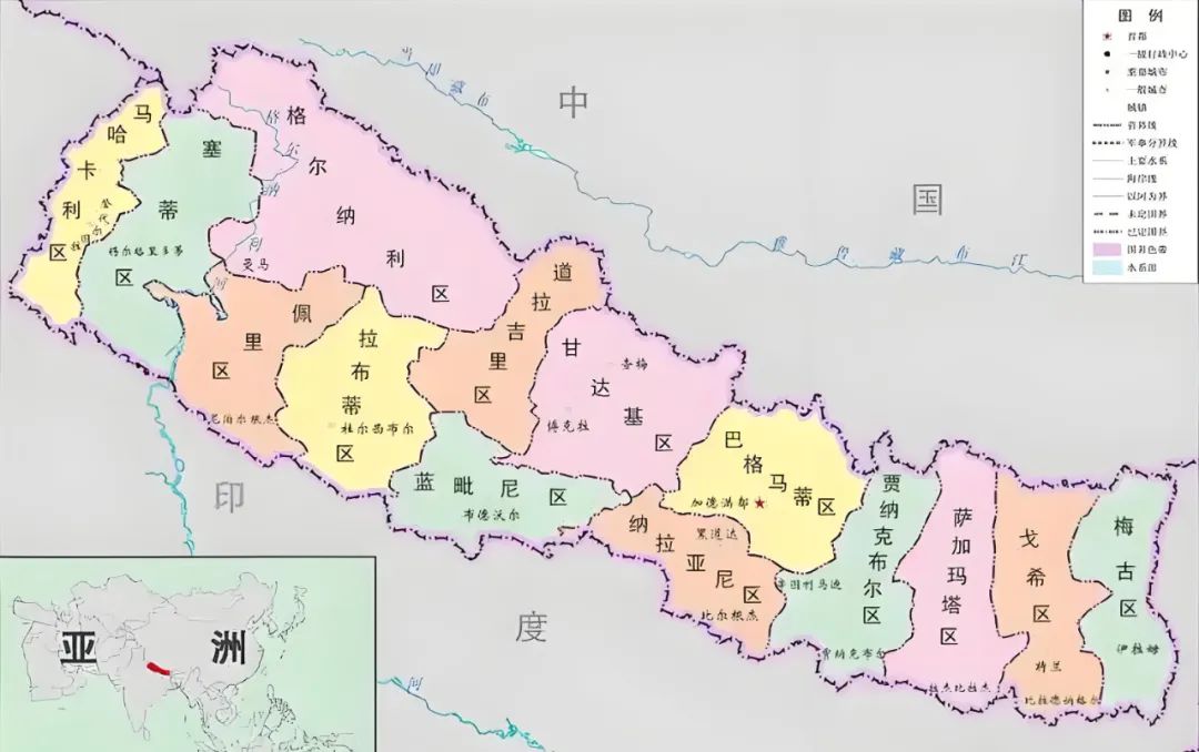 尼泊尔与中国接壤,为何舍七万,争三百七十二平方公里?