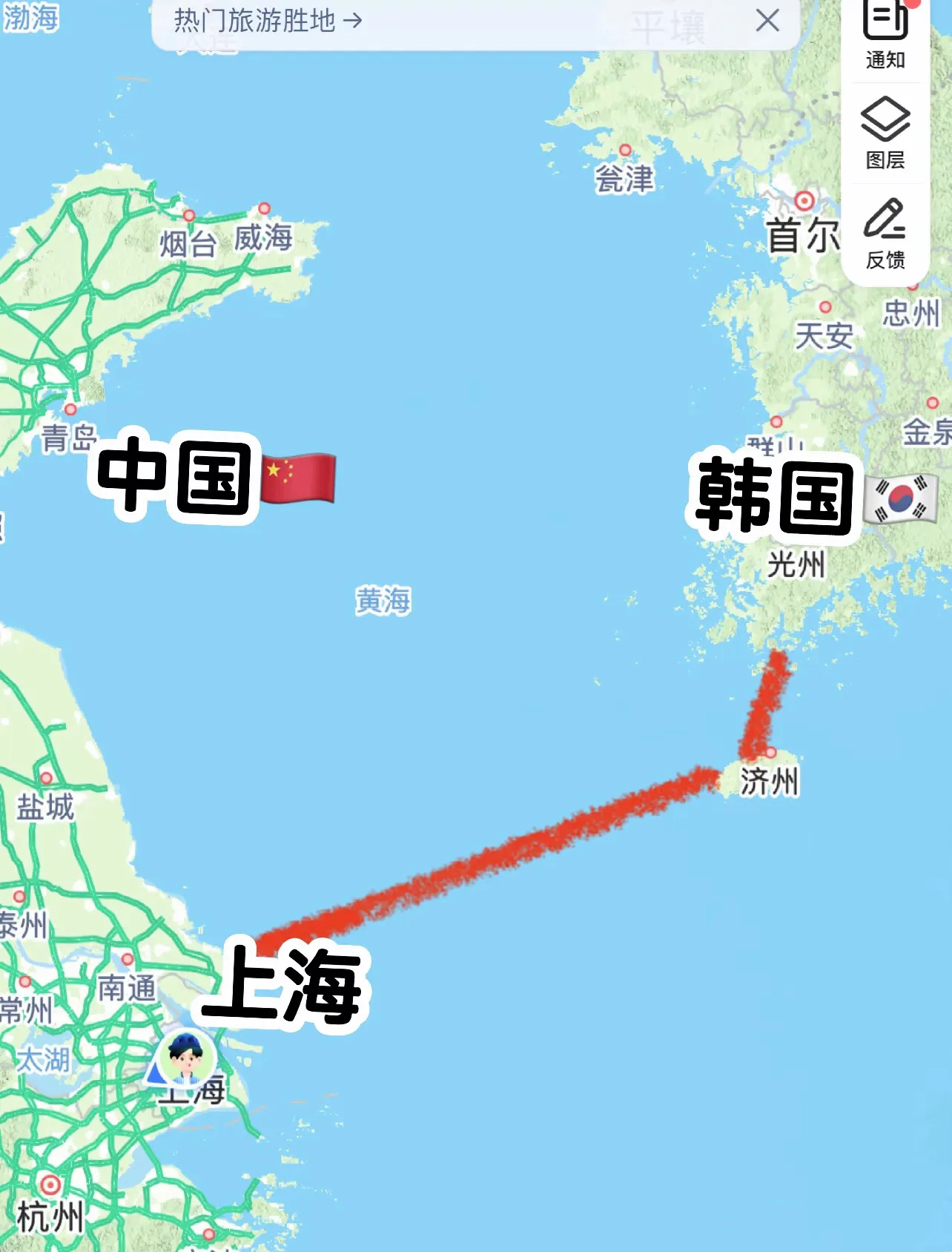 "这么近,那么美,周末到中国" 我发现韩国人到中国后,最喜欢去的3个