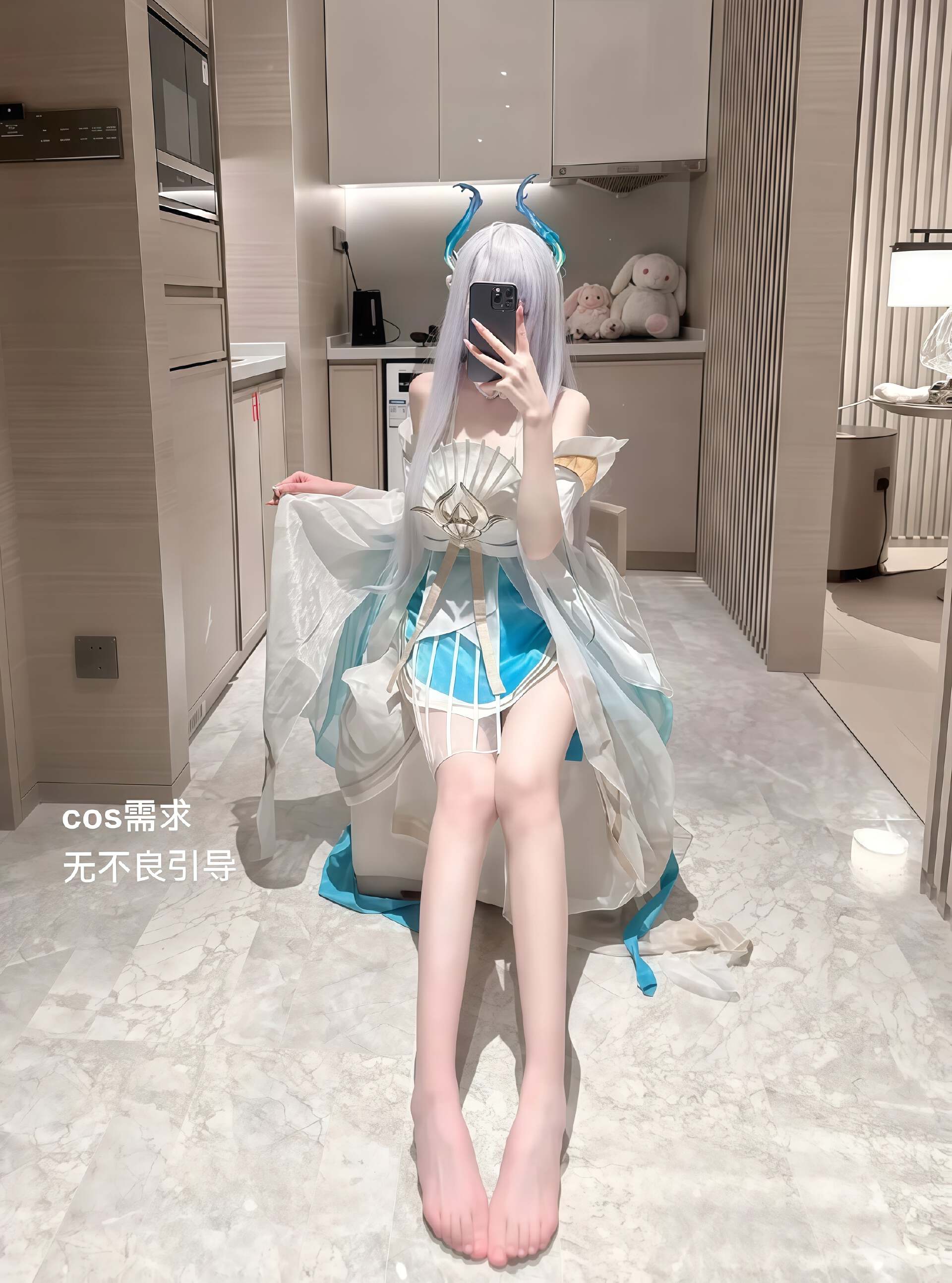 王者cos:玉腿西施超好看,脚趾娇小玲珑,还是大长腿小姐姐