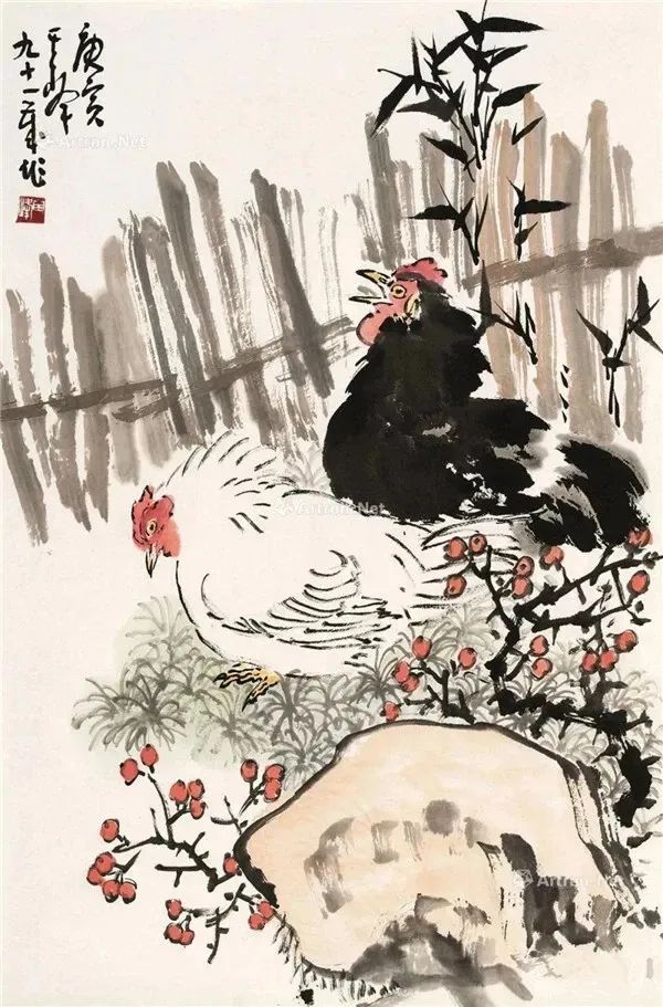 孙其峰写意花鸟作品欣赏