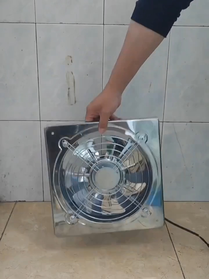 方形排气扇排烟扇静音抽油烟厨房换气扇墙壁式油烟排风扇