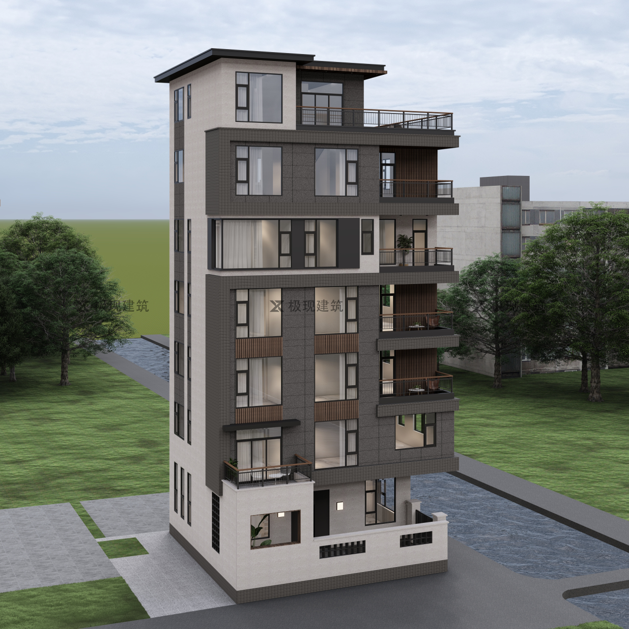 5平项目地点丨广东汕头龙湖「项目概况」图纸编号丨1083此自建房场地