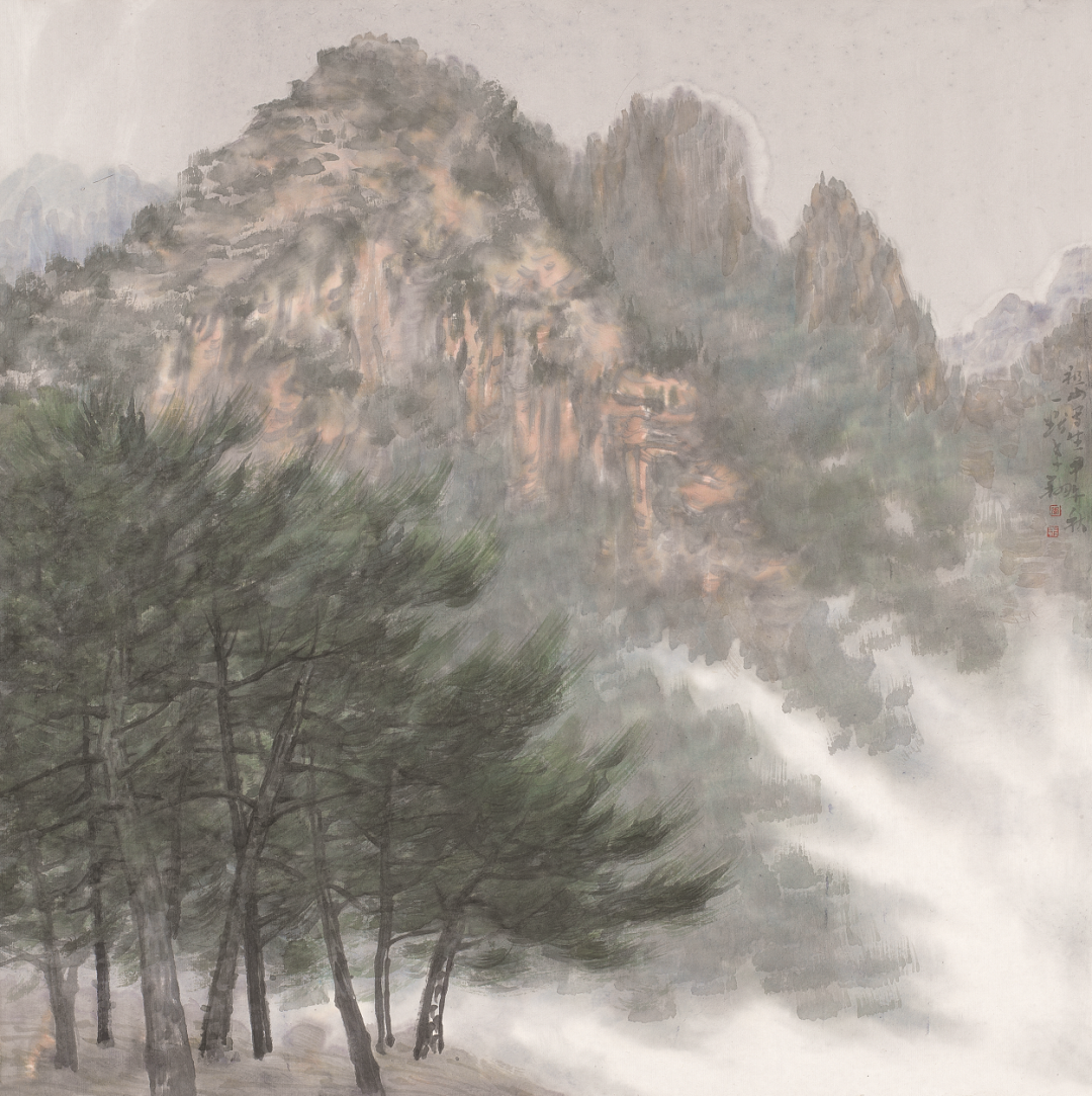 李翔的山水画,是包含了时间在内的"四维山水"