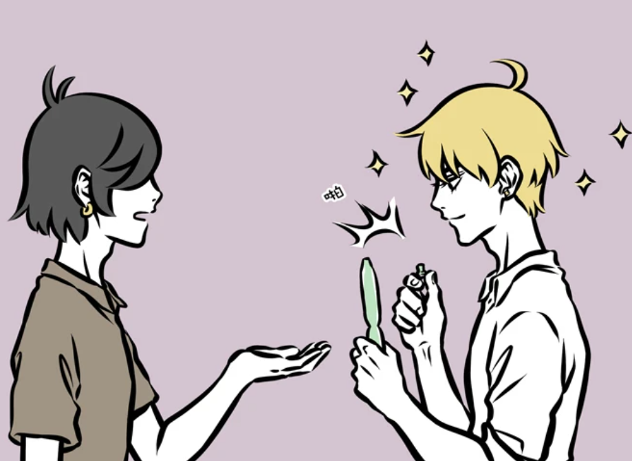 非人哉:金吒太小气,掰棒棒冰一口都不愿给木吒