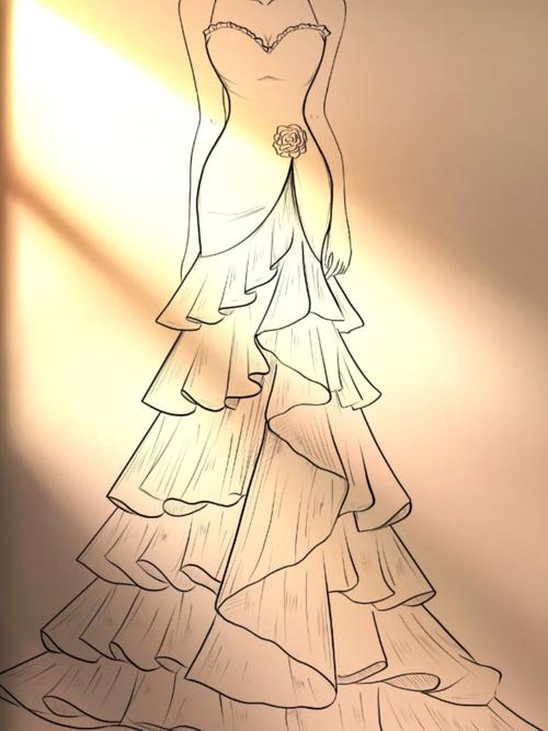 如何画裙子简笔画