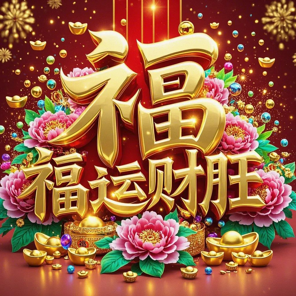 金玉满堂,福运昌隆:寓意财富与好运的图象作为您的吉祥头像