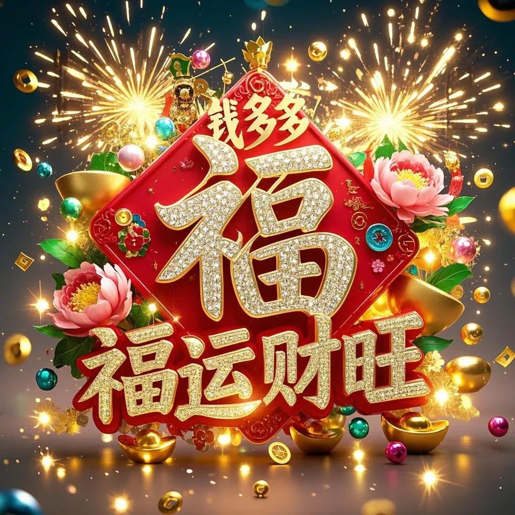 金玉满堂,福运昌隆:寓意财富与好运的图象作为您的吉祥头像