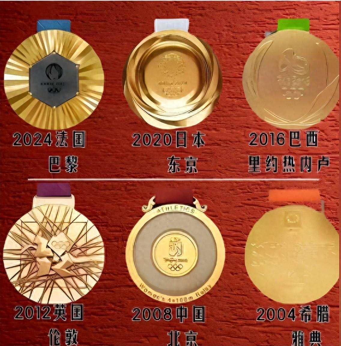 回顾:哪届奥运会金牌值钱?巴黎6700元,东京5100元,北京让人意外