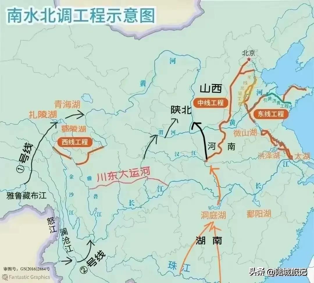 中国陕西:"引黄造湖"工程!