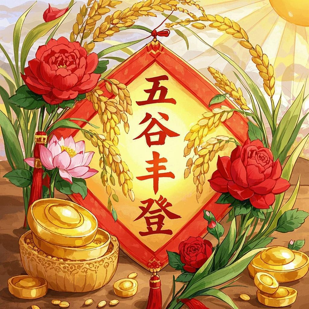 2025好运旺财能量头像~财源滚滚,万事如意,五谷丰登