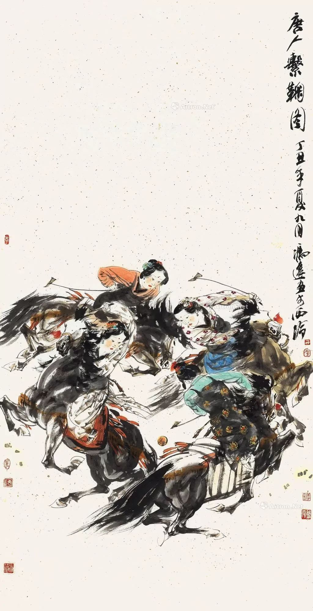 画家冯远2024年成交最贵的十幅国画作品