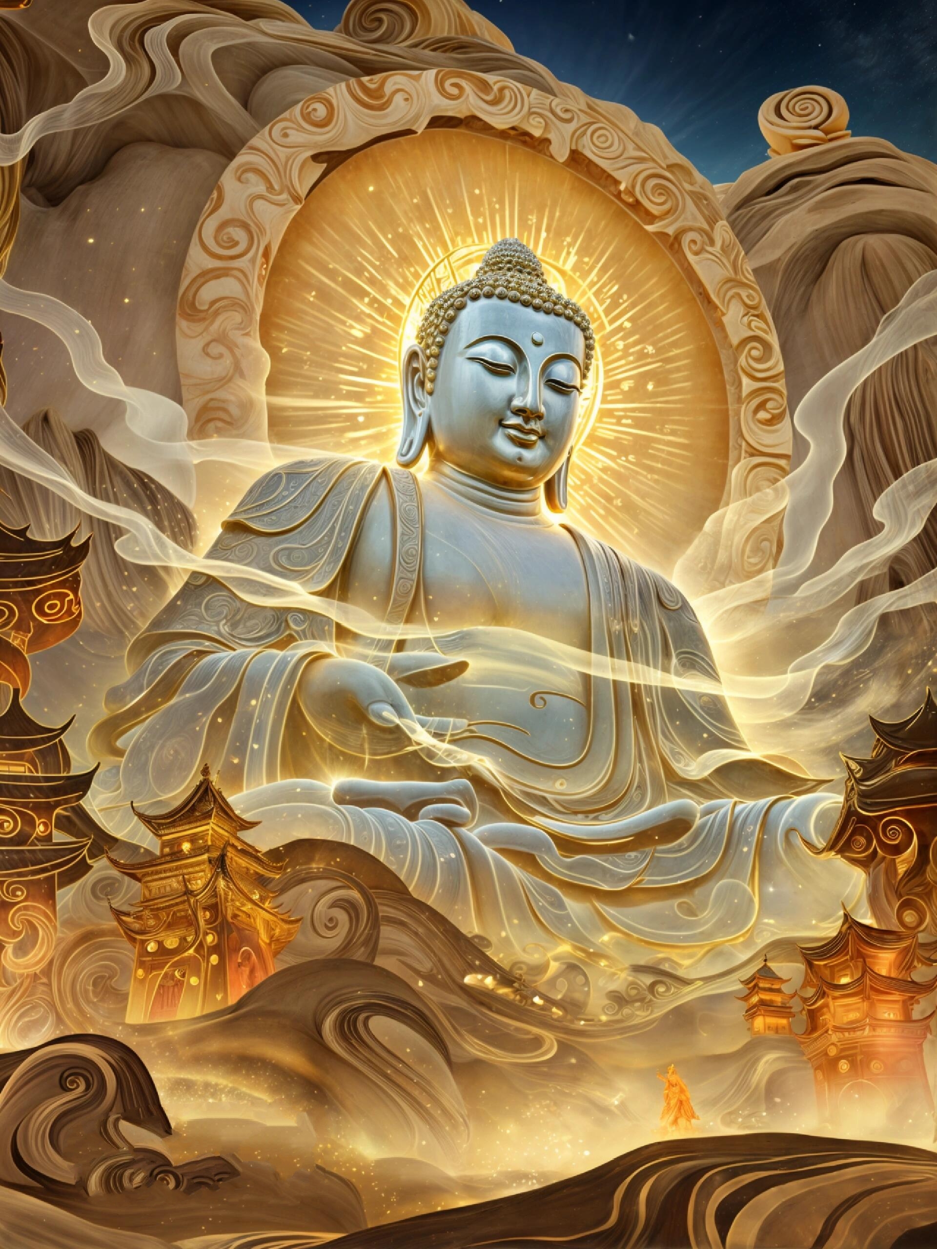 大日如来五智如何契入日常?胎藏曼茶罗法:观想五点启心智