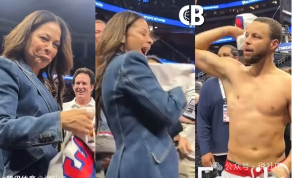 库里56分实录:赤膊大秀腹肌,魔术主场秒变见面会!