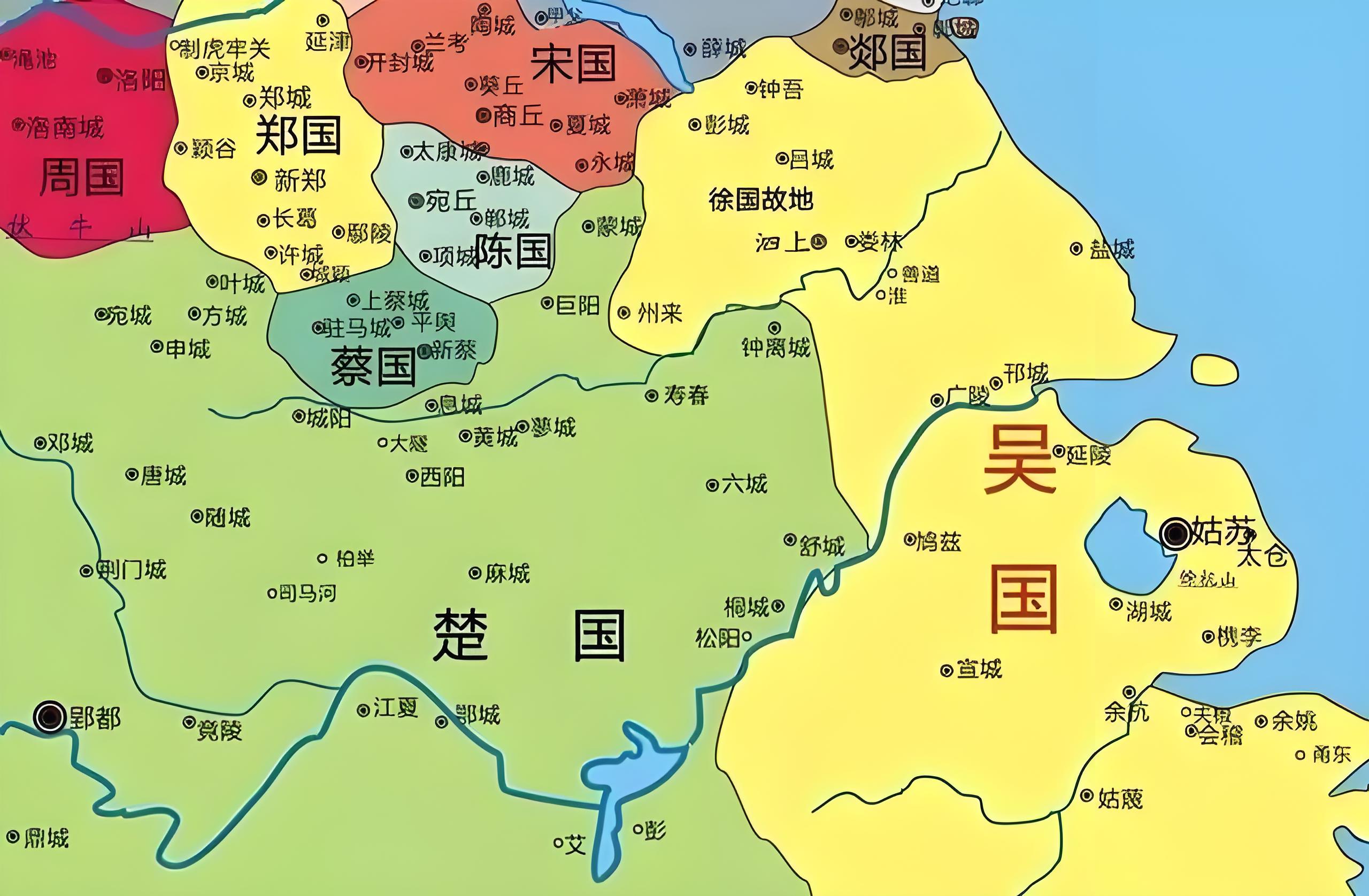 春秋十二诸侯国哪个国家的地位最高,又都存在了多少年呢?