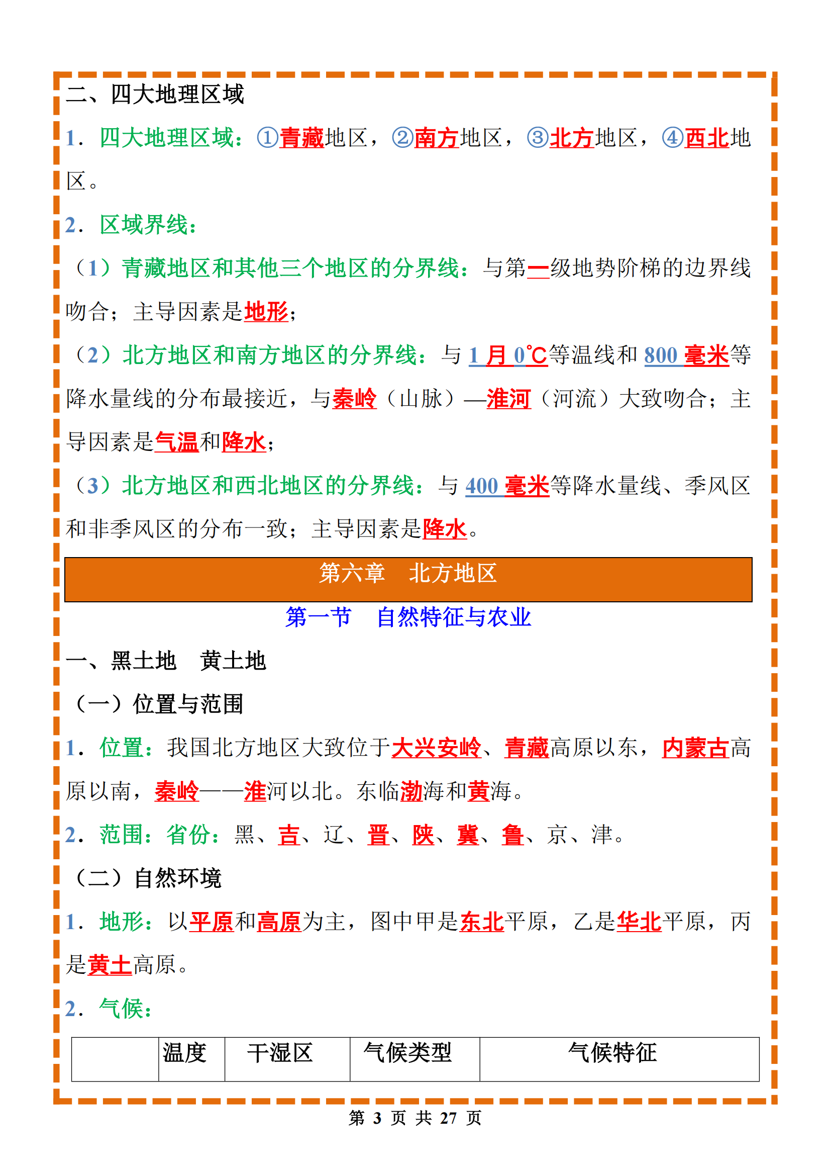 关于八年级地理知识点卡片（可打印）的信息