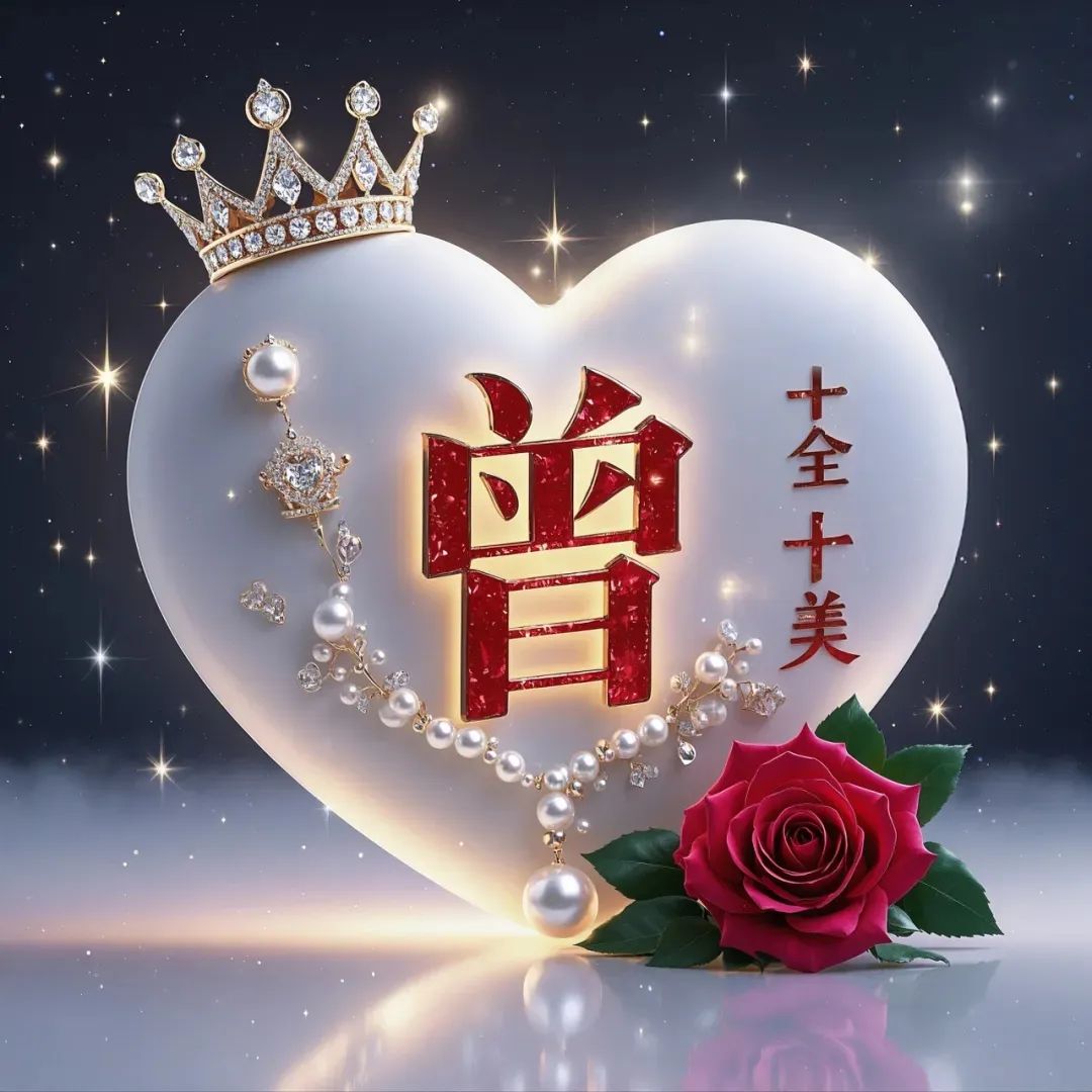 超美的"姓氏头像",等你来拿