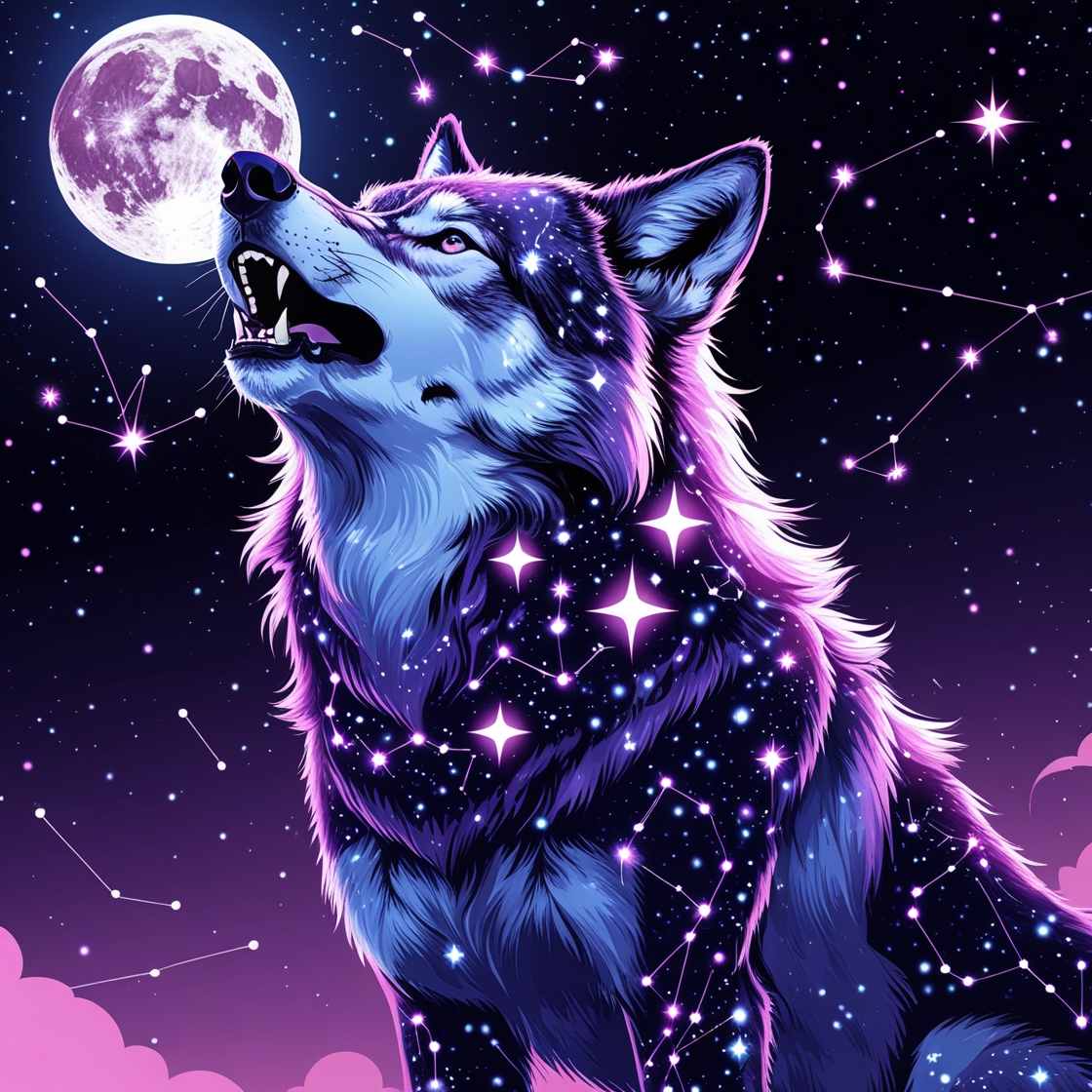 图片啸月天狼图片苍狼啸月微信头像最美狼啸月图片苍狼啸月天狼啸月