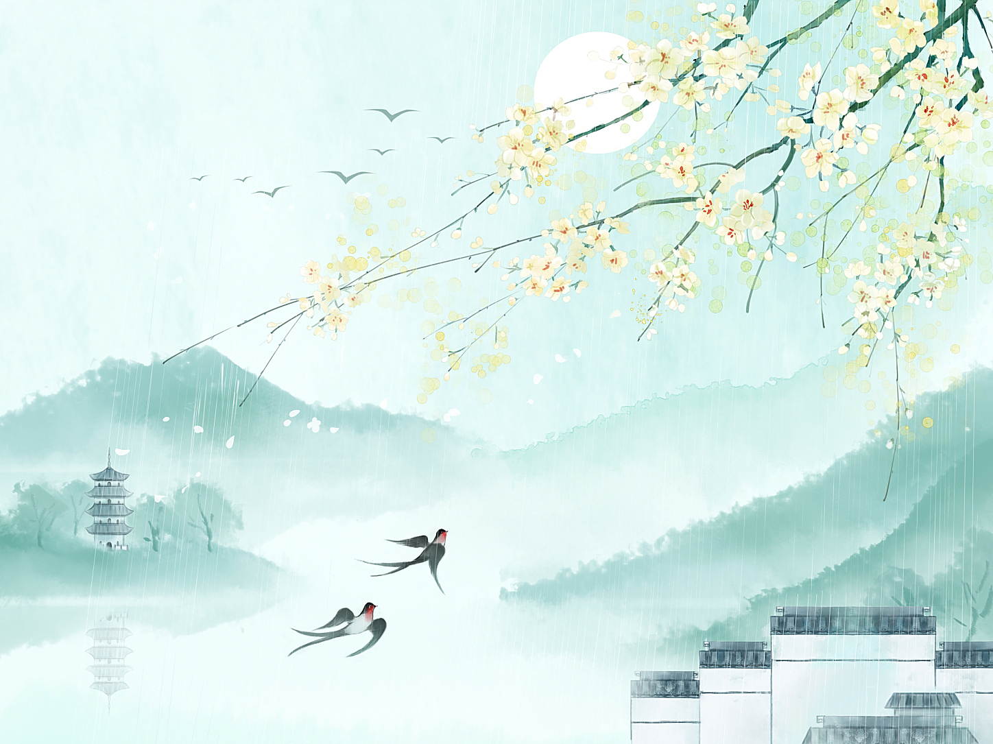 别来春半,送您四首春晓诗,虽小众,却饱含晨光乍现的美不胜收