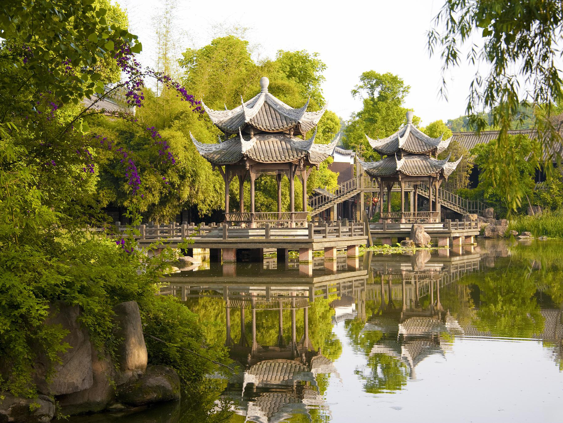 宜宾流杯池公园:它是一个充满诗意的地方!