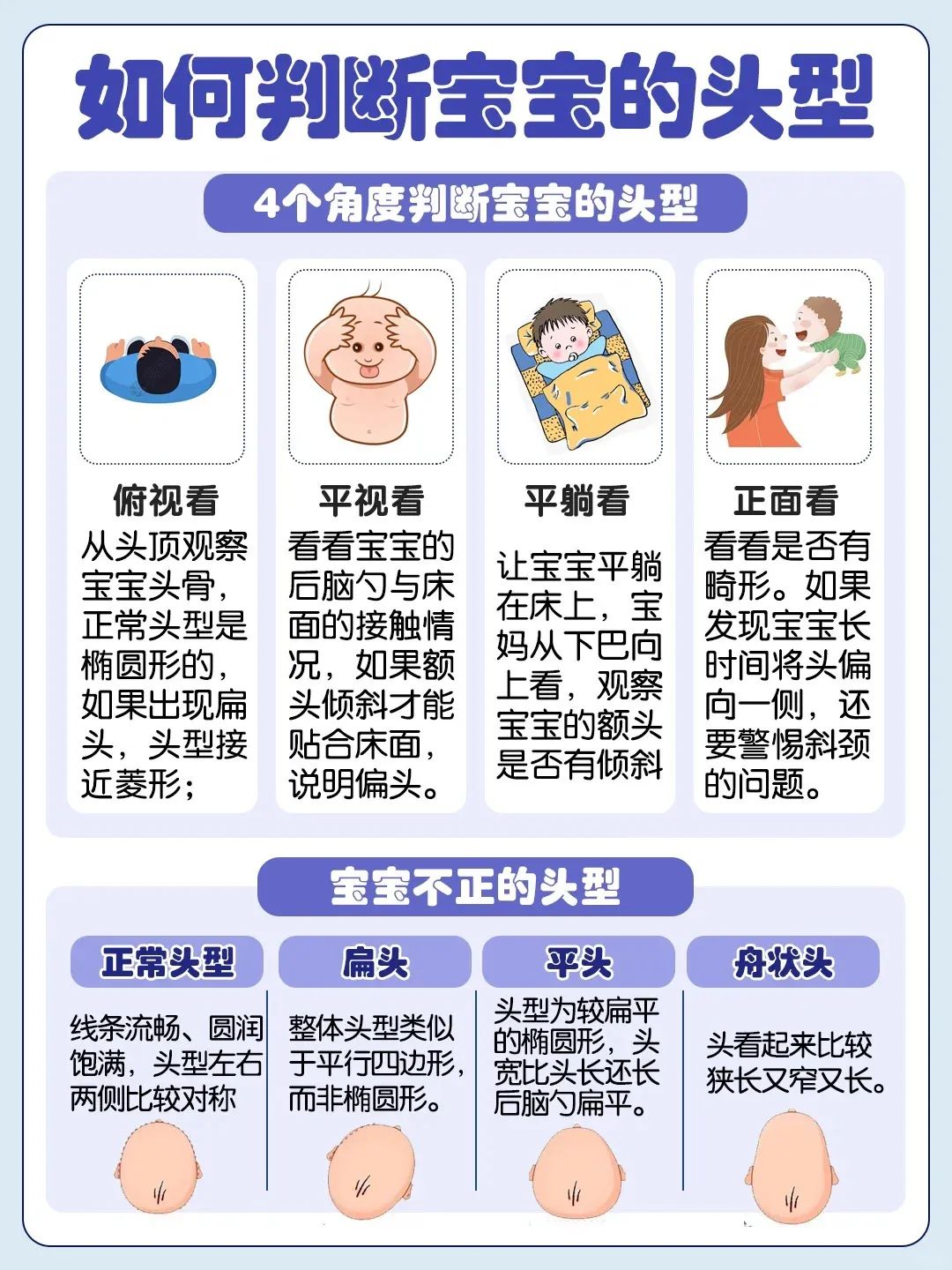 宝宝小圆头是睡出来的头型好脸型自然好看