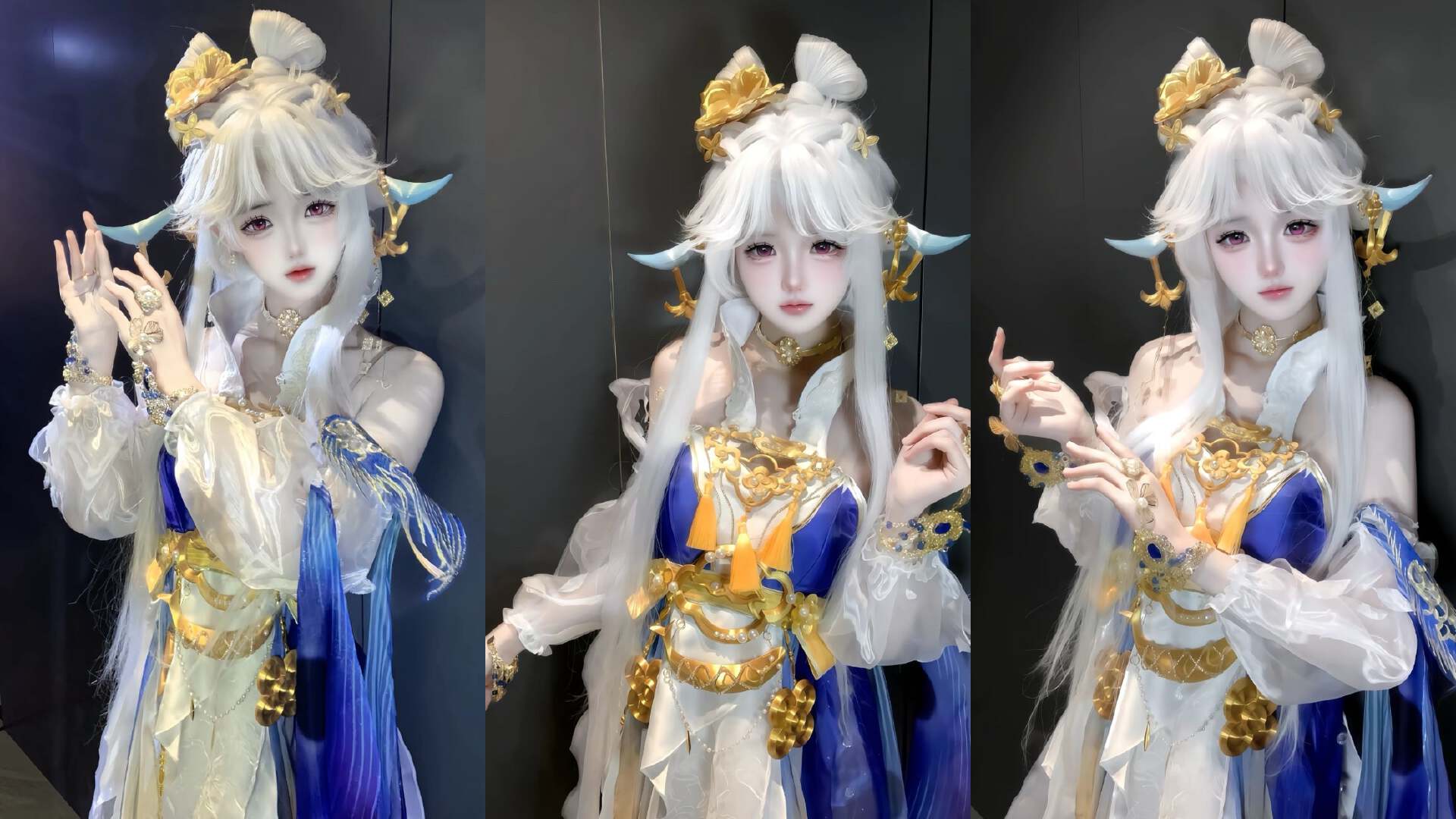 王者cos:终于看到真人版的嫦娥啦!小姐姐造型好甜,超还原