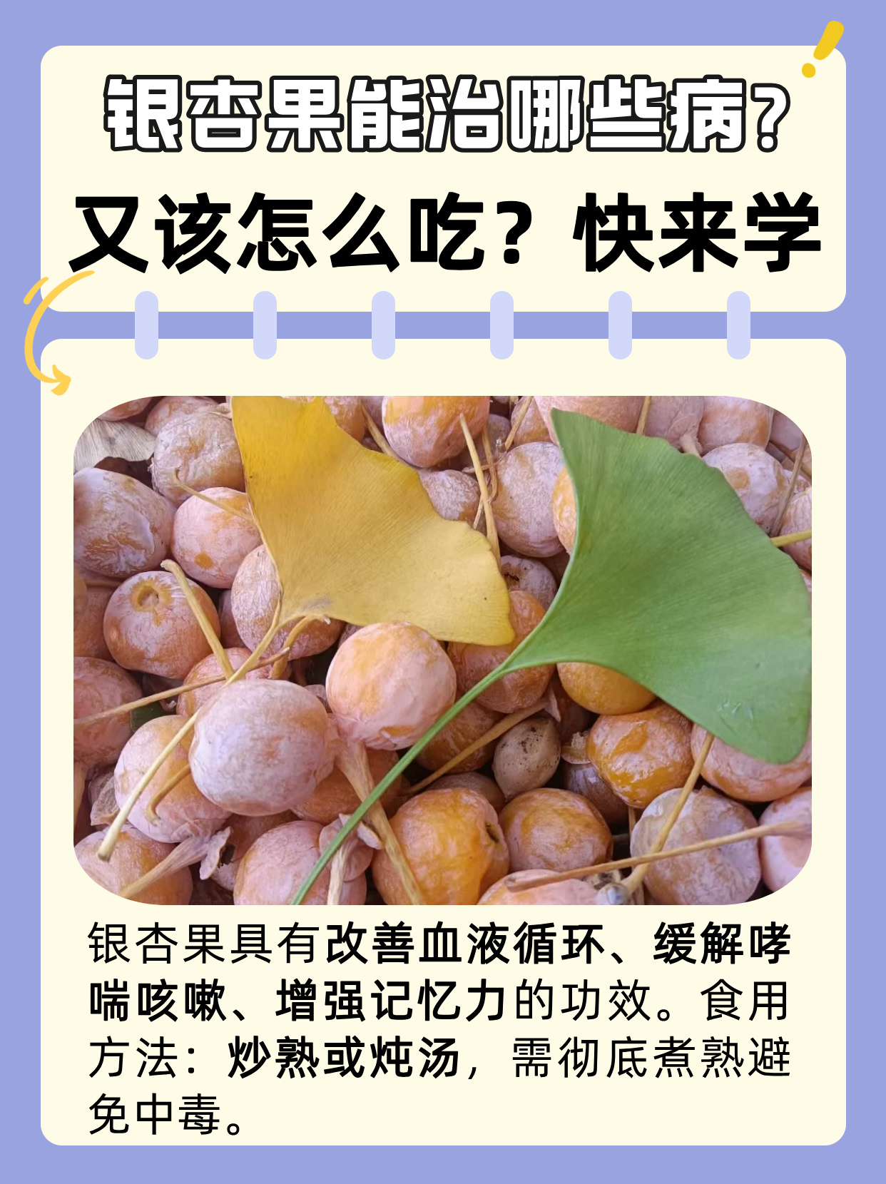 功效银杏果能吃吗银杏果的功效与作用银杏树果子能吃吗银杏果怎么吃