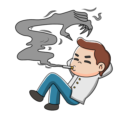 单位领导天天守着厕所抽烟,你最想说什么?