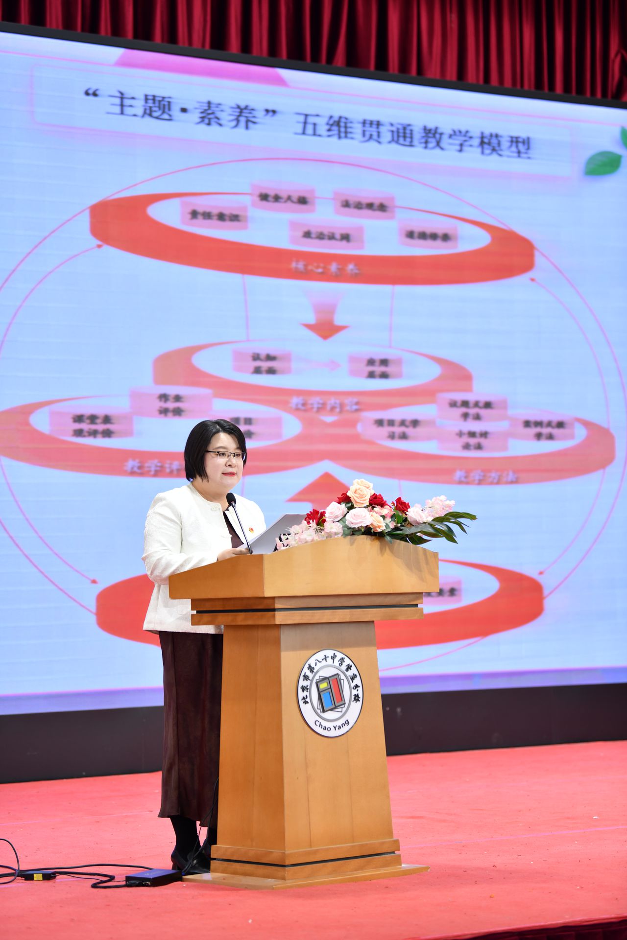 朝阳区展示名师教学成果 "五维贯通"助力思政课堂提效