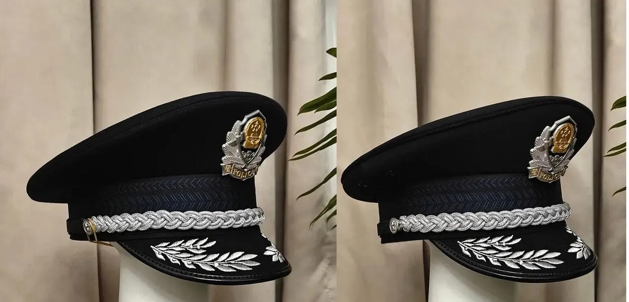 新式警帽太大气了,号称史上最帅气的一款,与欧美日韩发达国家一样