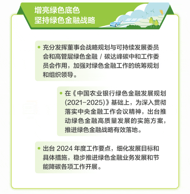 綠色金融｜中國農業銀行發布《2024年綠色金融發展（環境信息披露）報告》-有駕
