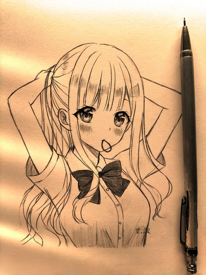 5步画出绝美动漫少女,新手也能秒上手!