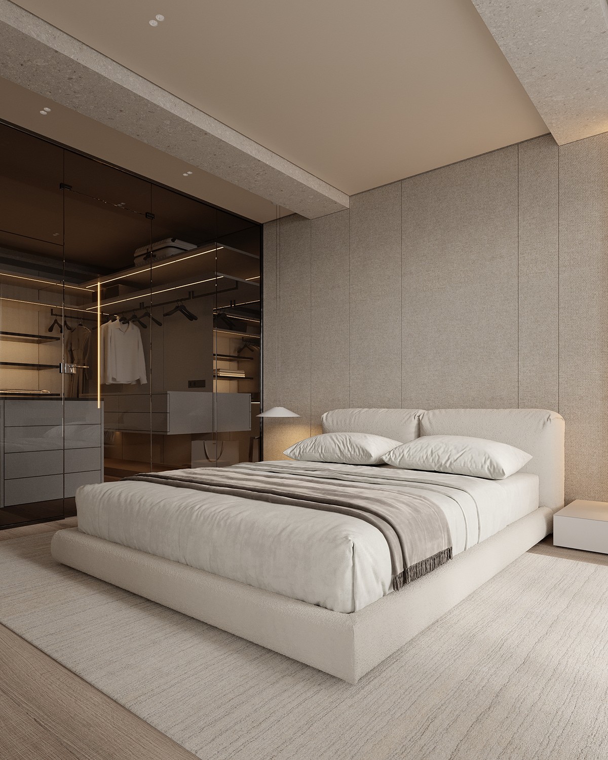 全屋定制新宠:环保免漆板的轻奢布纹木饰面