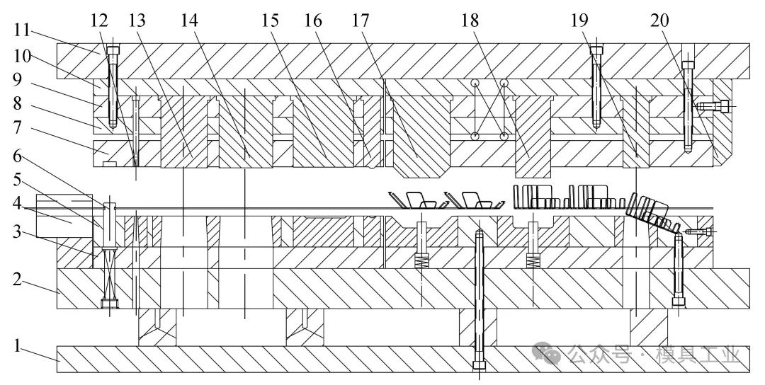 安装板级进模设计