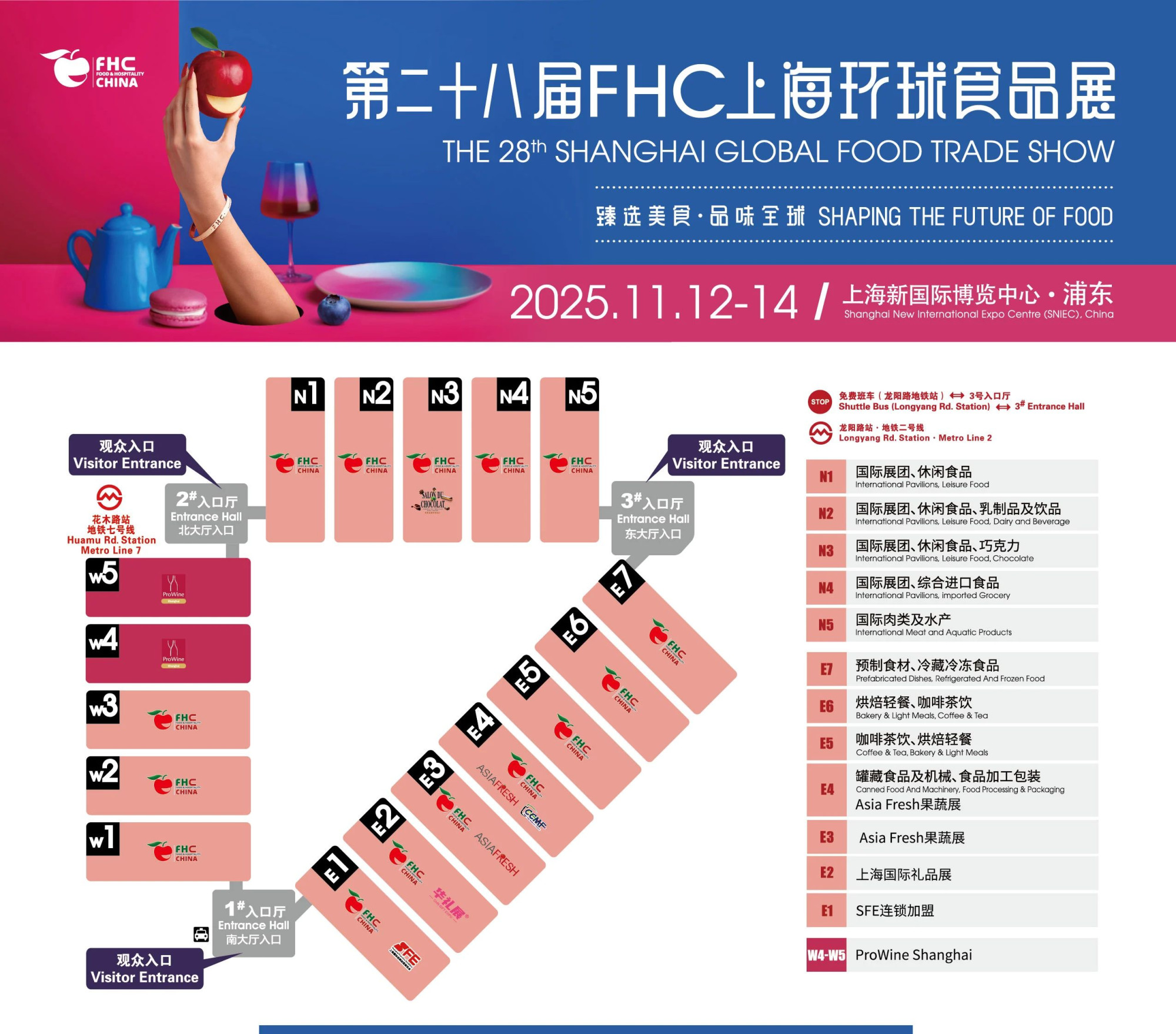 2025年上海第28届环球食品展FHC（上海食品饮料展览会）