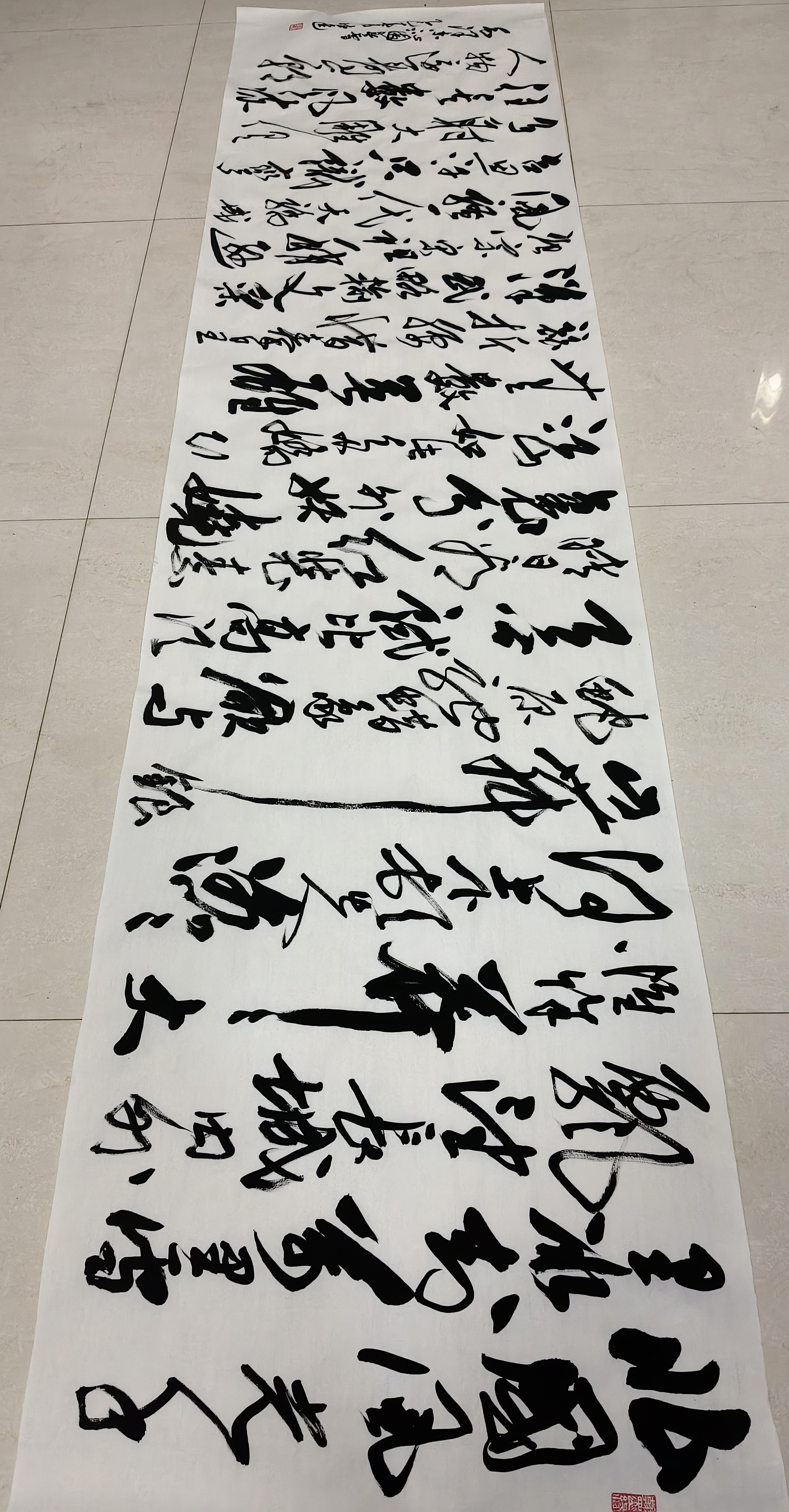 家中悬挂毛体《沁园春雪》书法是何感受?