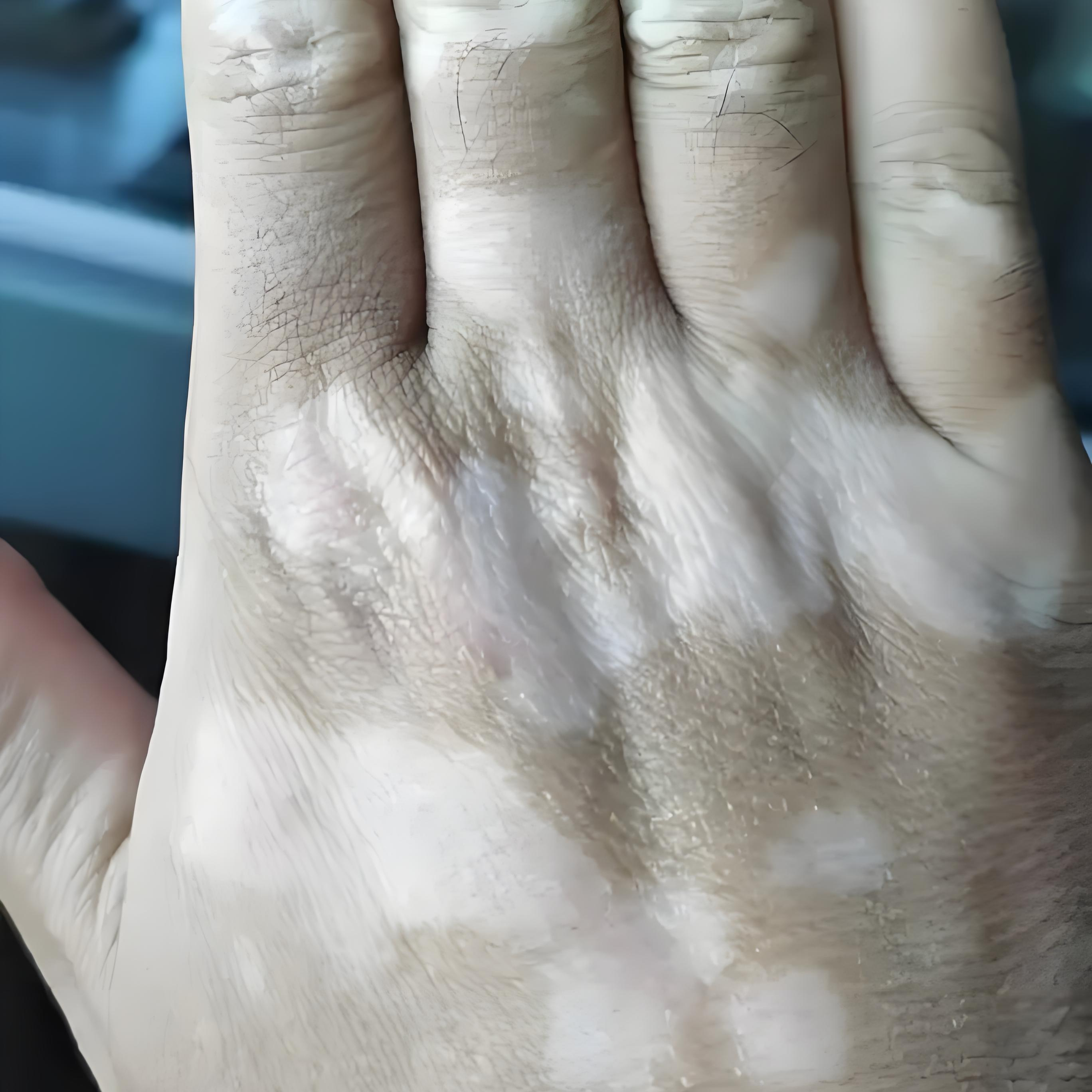 白癜风是一种常见的色素脱失性皮肤病,其症状表现之一就是皮肤上出现