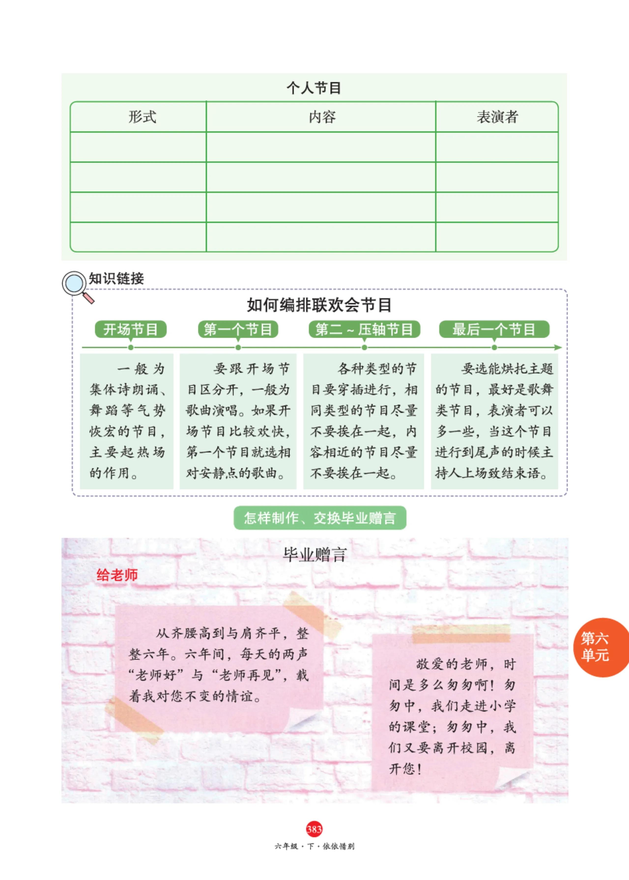 六年级下册语文暑假预习资料（初中衔接）的简单介绍