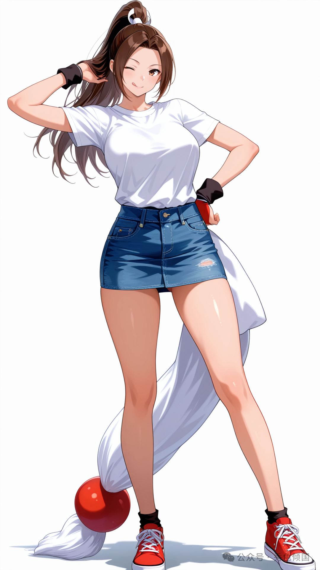 魅惑的女忍者不知火舞from《拳皇kof》