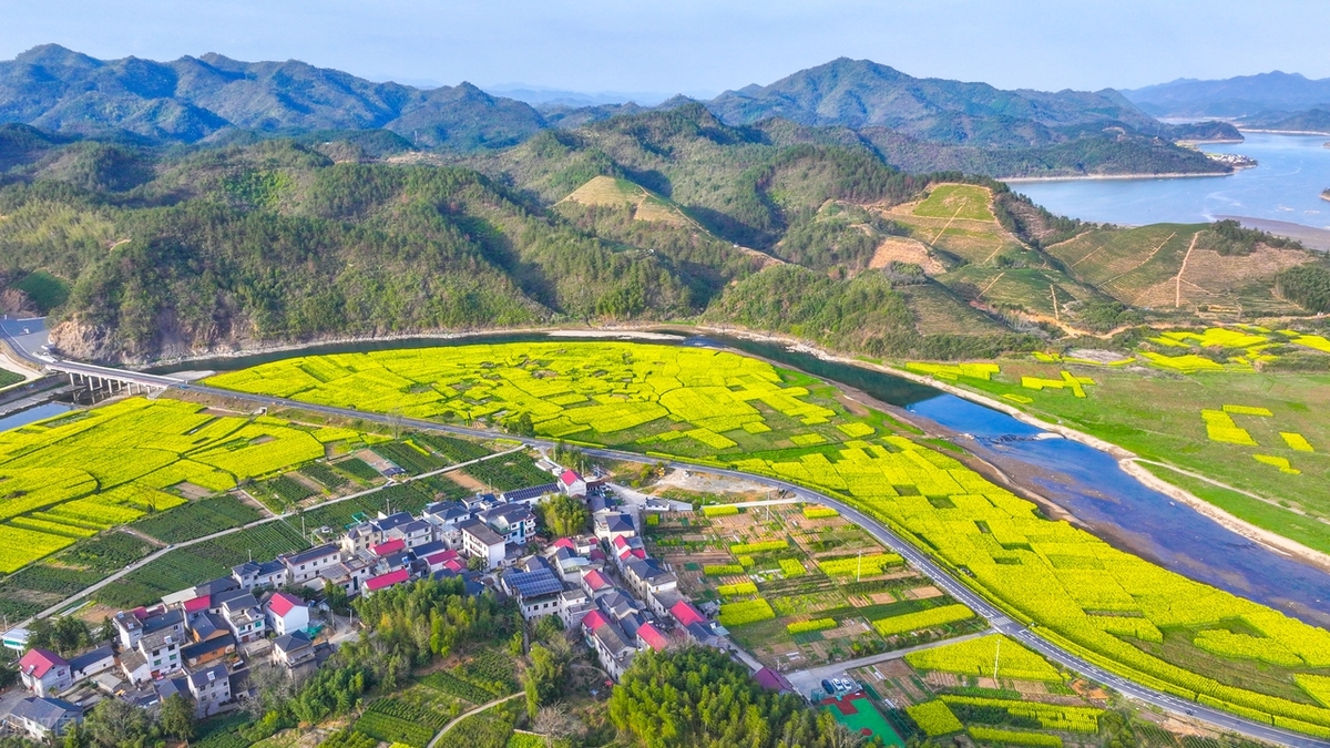 淳安 新安文化景观浙江农村村庄美景淳安宋村乡风景淳安农村淳安县